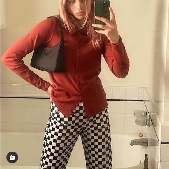 Holiday the Label - BLACK CHECKER KOKOMO PANT - Picture 4 of 4